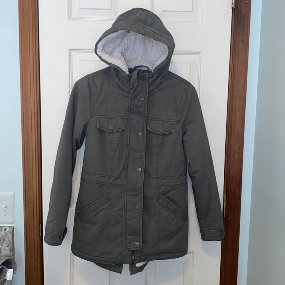 Sebby Utility Jacket in Olive Green